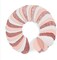 39ft Rose Gold, Pink & White Heart Garland – 3D Valentine’s Day Hanging Paper Streamers Banner for Galentine’s, Wedding, Engagement, Bachelorette, Bridal & Baby Shower Decor
